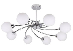 Ośmioramienna lampa wisząca chromowa 8x40W G9 AGAPANT 38-03348 CANDELLUX