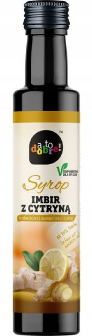 SYROP IMBIR Z CYTRYNĄ na odporność 250ml