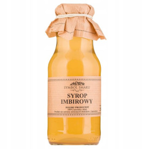 Syrop imbirowy naturalny sok symbol smaku 250 ml