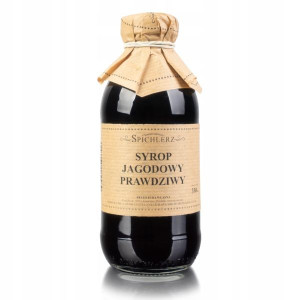 Syrop Jagodowy Naturalny Sok z jagody 330 ml