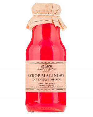 Syrop malina z cytryną i imbirem sok 250ml