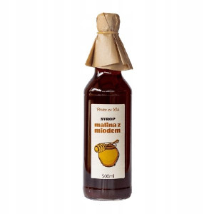 Syrop Malina Z Miodem 500ml - Prosto Ze Wsi