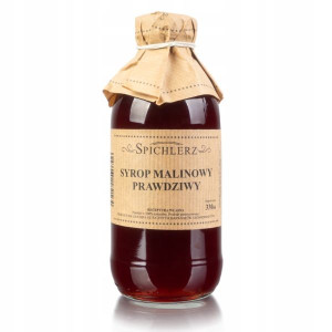 SYROP MALINOWY sok z malin 100% domowy naturalny