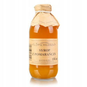 Syrop Pomarańczowy prawdziwy sok pomarańcz 330ml