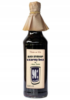 Syrop z czarnego bzu BIO 500 ml - Prosto ze Wsi