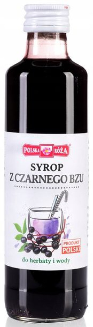 Syrop z czarnego bzu naturalny Polska Róża 315ml