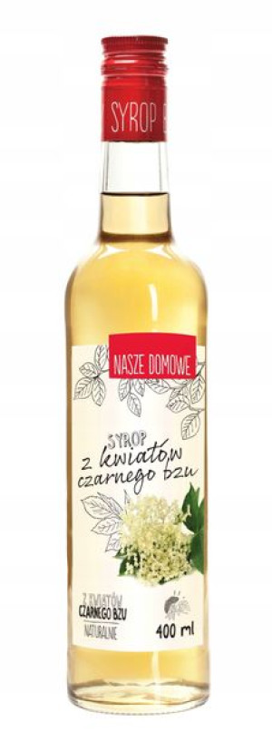 Syrop z Kwiatów Czarnego Bzu naturalny sok 400 ml