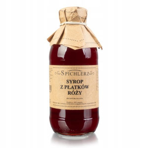 Syrop z płatków róży ~ Spichlerz ~ 330 ml