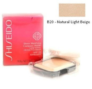 Shiseido Sheer Matifying Compact (Refill) Long-lasting, Oil-free Foundation
