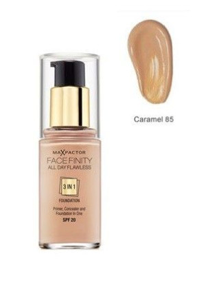 Max Factor Facefinity All Day Flawless 3 in 1 Foundation 85 Caramel Podkład