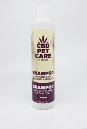 CBWeed Pet Care Szampon dla psów i kotów z olejem neem - 200ml