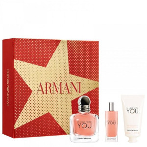 Giorgio Armani Emporio Love With You krem do rąk 50ml + woda miniatura 15ml