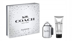 Coach Men Platinum żel pod prysznic 100ml + woda perfumowana - 60ml