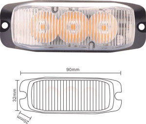Lampa Ostrzegawcza Żółta