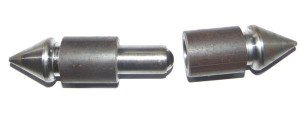Zawias toczony zdobiony z kulka 140/30
