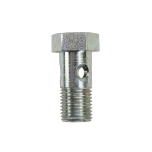 Śruba przelewowa calowa 1/4" L-28mm klucz 19