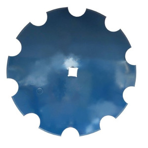 Talerz uzębiony 660 grubość 6mm otwór     42x42 brony stal borowa MORGA
