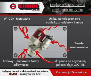 Rozrusznik z reduktorem 9172742 24V C-385 ELMOT