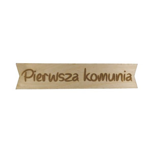 Pierwsza komunia tabliczka ozdobna 10cm 1szt