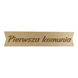 Pierwsza komunia ozdobna tabliczka 14cm 1szt