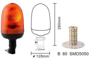 Lampa Obrotowa Led Przegub Ece R65 Ece R10 Motorra