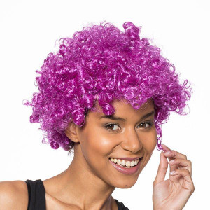 PERUKA AFRO FIOLETOWA rozmiar uniw. Imprezowa