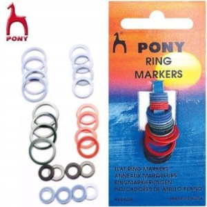 Znacznik Oczek Agrafka Kółka 24 Szt Pony 60626