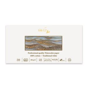 Blok do akwareli SM-LT Cotton 381x190,5mm 300 g