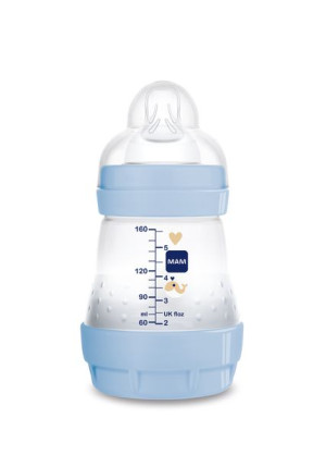 Butelka dla niemowląt Anti-Colic 160ml 0m+, Boy, MAM Baby