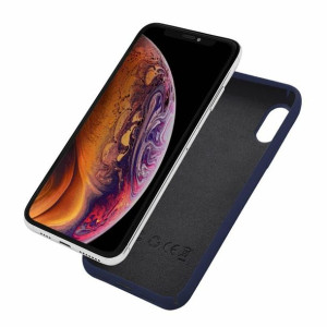 Etui Silicone Cover Do Samsung A30 Granatowy
