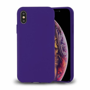 Etui Silicone Cover Do Samsung Note 10 Fioletowy