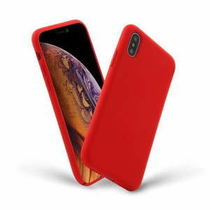 Etui Silicone Cover Do Samsung Note 10+ Czerwony