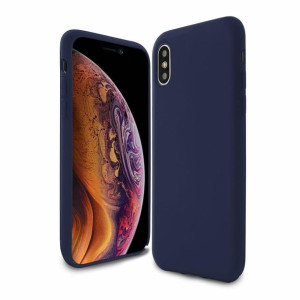 Etui Silicone Cover Do Lenovo Moto G8 Play Granatowy