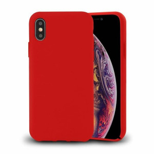 Etui Silicone Cover Do Huawei Y7p Czerwony