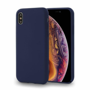 Etui Silicone Cover Do Samsung A10s Granatowy
