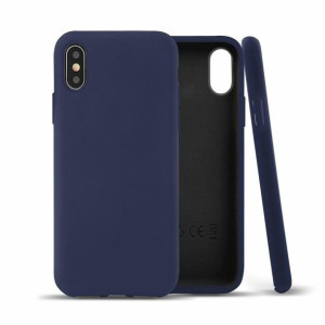 Etui Silicone Cover Do Samsung A41 Granatowy