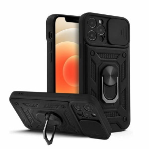 Etui Slide Ring Do Xiaomi Redmi Note 12 Czarny
