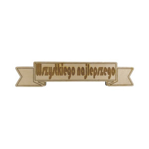 Wszystkiego najlepszego tabliczka 14cm 1szt