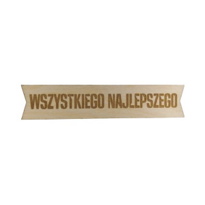Wszystkiego Najlepszego ozdobna plakietka 14cm
