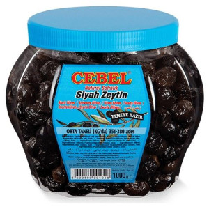 Cebel Tureckie Oliwki Czarne z Pestkami 1000g