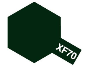 Farba emaliowa XF70 Dark green 2 80370 Tamiya