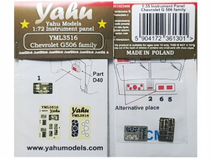 Tablica zegary do Chevrolet G506 YML3516 Yahu