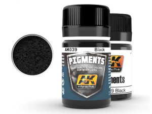 Pigment modelarski Black AK039 AK Interactive