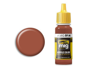 Farba akrylowa Red brown light A.MIG914 AMMO Mig