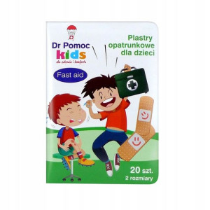 Plastry opatrunkowe dla dzieci Dr Pomoc plasterki dla dzieci 20 szt