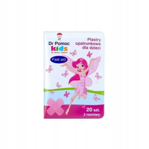 Plastry opatrunkowe dla dzieci Dr Pomoc plasterki dla dzieci 20 szt