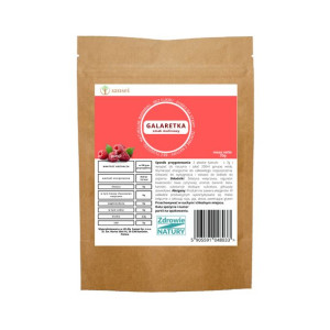 Fit galaretka bez cukru o smaku malinowym 35g - 5 porcji