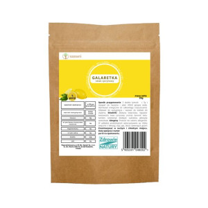 Fit galaretka bez cukru o smaku cytrynowym 35g - 5 porcji