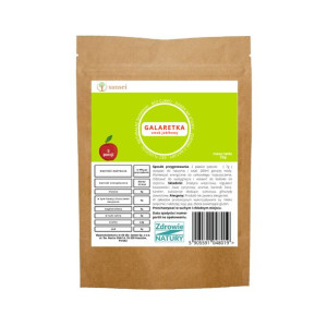 Fit galaretka bez cukru o smaku jabłkowym 35g - 5 porcji
