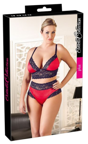 Bra Set black/red 3XL